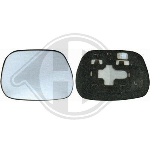 DIEDERICHS Cristal de espejo, retrovisor exterior