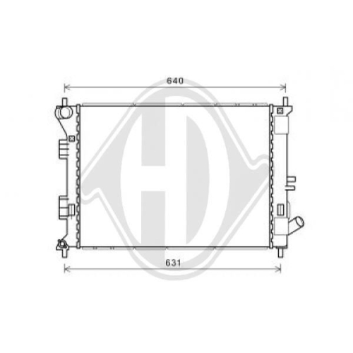 DIEDERICHS Radiator, engine cooling DIEDERICHS Climate