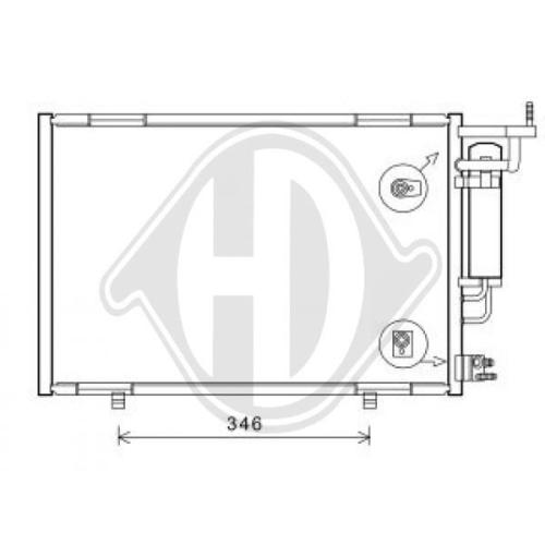 DIEDERICHS Condensor, airconditioning DIEDERICHS Climate