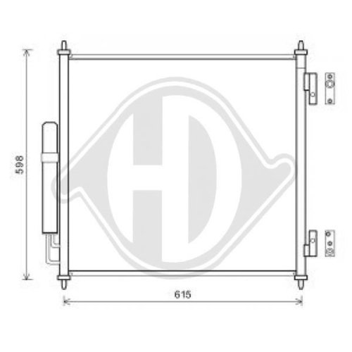 DIEDERICHS Condensor, airconditioning DIEDERICHS Climate