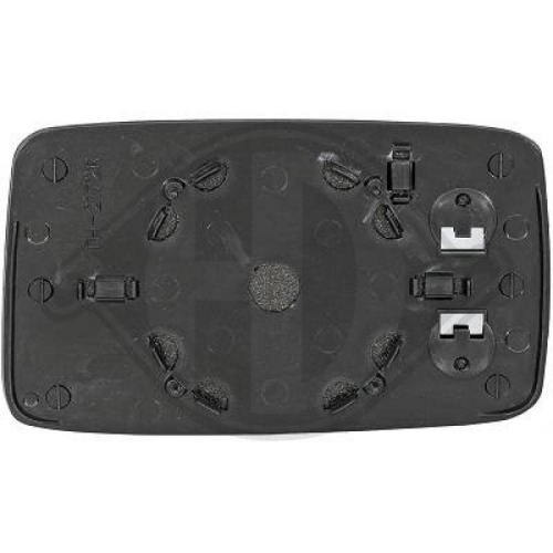 DIEDERICHS Vidro de espelho, espelho retrovisor exterior