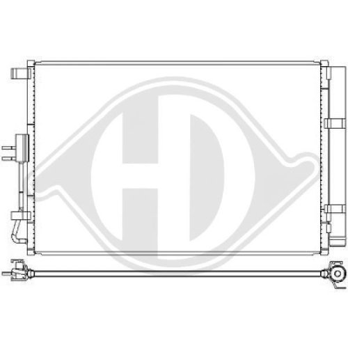 DIEDERICHS Condenser, air conditioning DIEDERICHS Climate