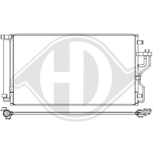 DIEDERICHS Condenser, air conditioning DIEDERICHS Climate