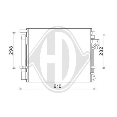 DIEDERICHS Condenser, air conditioning DIEDERICHS Climate