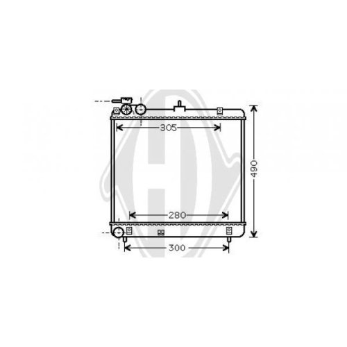 DIEDERICHS Radiator, engine cooling DIEDERICHS Climate