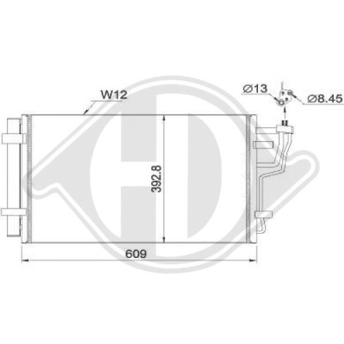 DIEDERICHS Condenser, air conditioning DIEDERICHS Climate