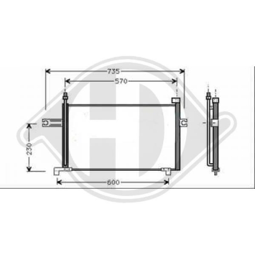 DIEDERICHS Condensor, airconditioning