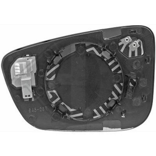 DIEDERICHS Vidro de espelho, espelho retrovisor exterior