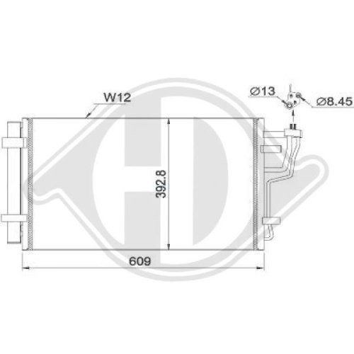 DIEDERICHS Condensor, airconditioning DIEDERICHS Climate