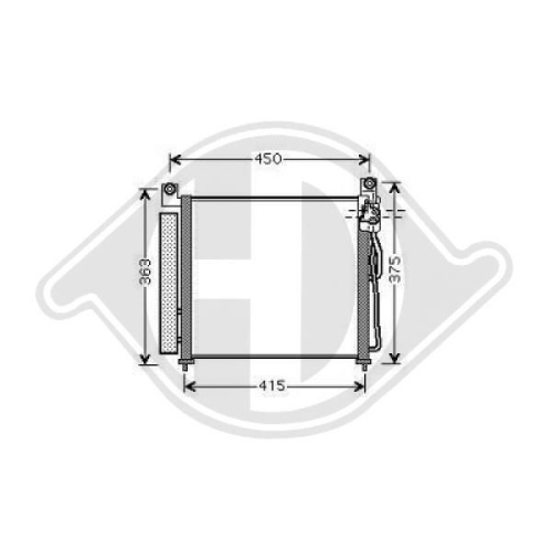 DIEDERICHS Condensor, airconditioning DIEDERICHS Climate