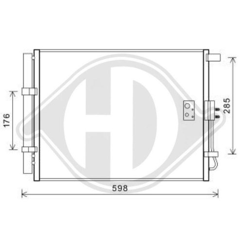 DIEDERICHS Condensor, airconditioning DIEDERICHS Climate DIEDERICHS Condensor, airconditioning DIEDERICHS Climate