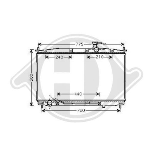 DIEDERICHS Radiateur, refroidissement du moteur DIEDERICHS Climate