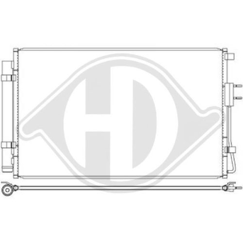 DIEDERICHS Condenser, air conditioning DIEDERICHS Climate