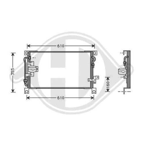 DIEDERICHS Condensor, airconditioning