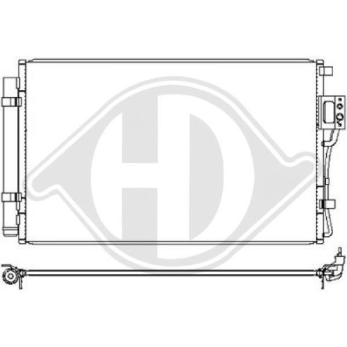 DIEDERICHS Condenser, air conditioning DIEDERICHS Climate