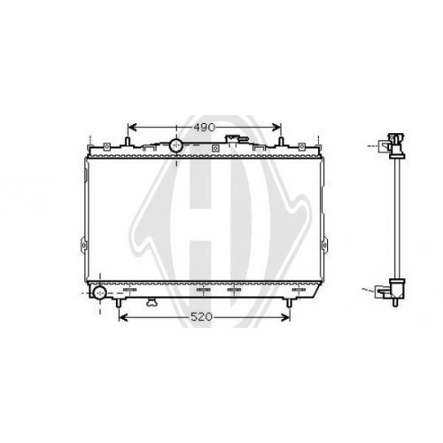 DIEDERICHS Radiator, engine cooling DIEDERICHS Climate