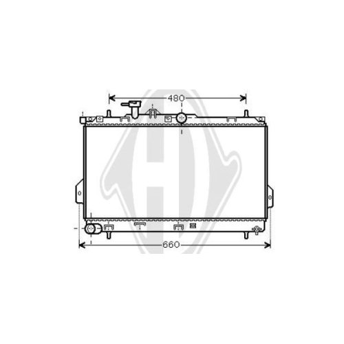 DIEDERICHS Radiator, engine cooling DIEDERICHS Climate