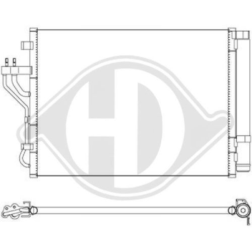 DIEDERICHS Condenser, air conditioning DIEDERICHS Climate