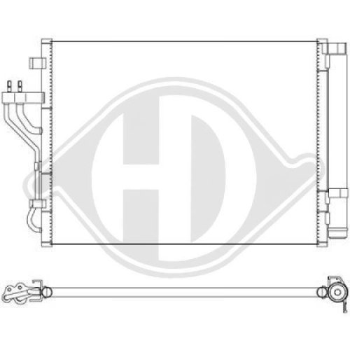 DIEDERICHS Condenseur, climatisation DIEDERICHS Climate