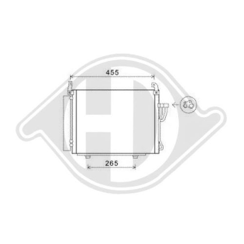 DIEDERICHS Condenser, air conditioning DIEDERICHS Climate