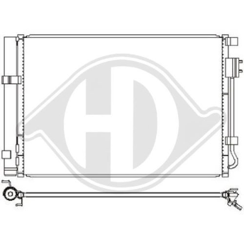 DIEDERICHS Condensor, airconditioning DIEDERICHS Climate