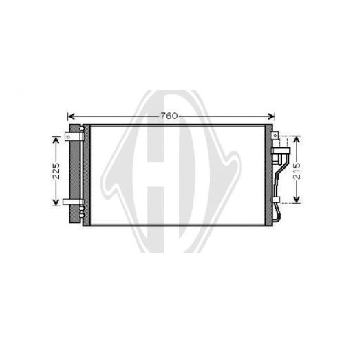 DIEDERICHS Condensor, airconditioning DIEDERICHS Climate
