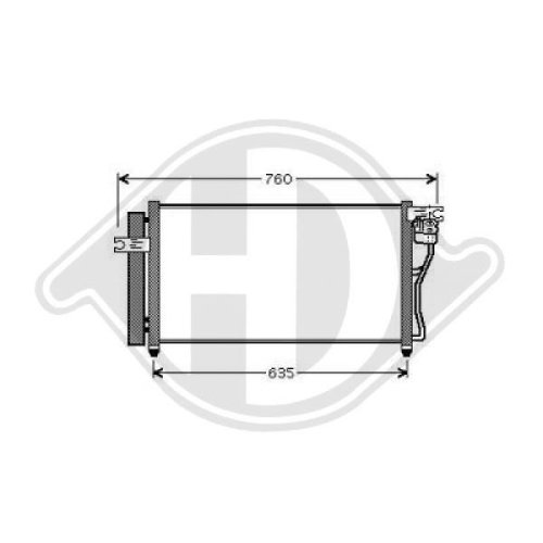 DIEDERICHS Condensor, airconditioning DIEDERICHS Climate