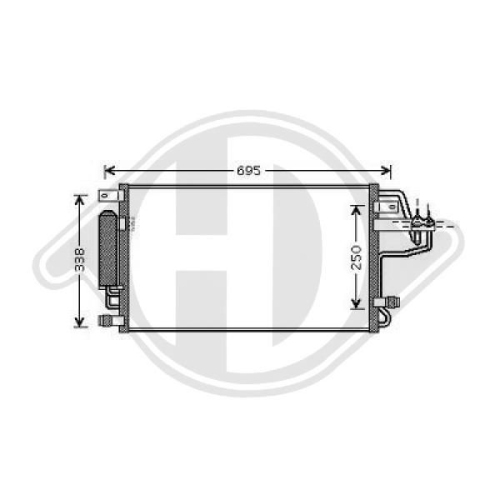 DIEDERICHS Condensor, airconditioning DIEDERICHS Climate