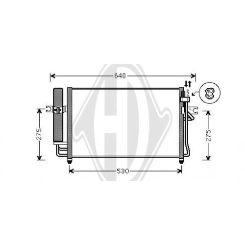 DIEDERICHS Condensor, airconditioning DIEDERICHS Climate