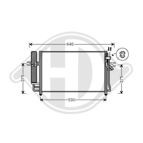 DIEDERICHS Condensor, airconditioning DIEDERICHS Climate
