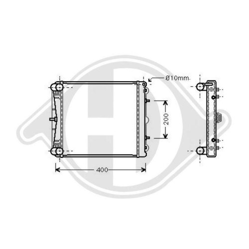 DIEDERICHS Radiador, refrigeración del motor DIEDERICHS Climate