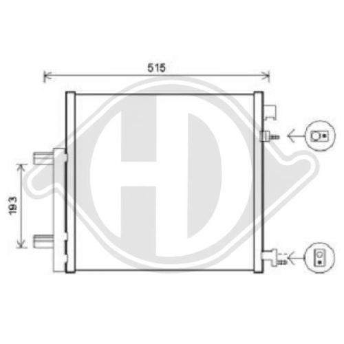 DIEDERICHS Condensor, airconditioning DIEDERICHS Climate