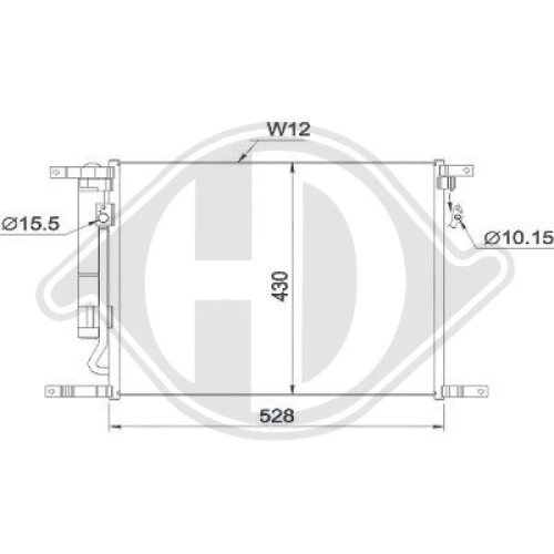 DIEDERICHS Condensor, airconditioning DIEDERICHS Climate