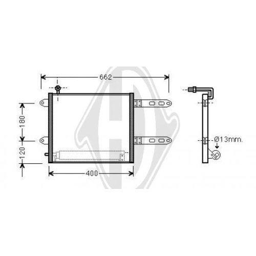 DIEDERICHS Condensor, airconditioning DIEDERICHS Climate
