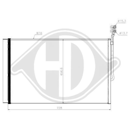 DIEDERICHS Condensor, airconditioning DIEDERICHS Climate