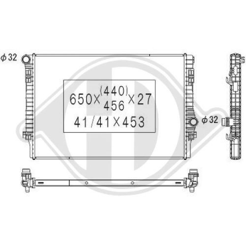 DIEDERICHS Radiator, engine cooling DIEDERICHS Climate