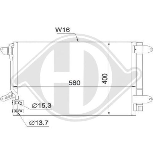 DIEDERICHS Condenser, air conditioning DIEDERICHS Climate