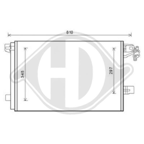 DIEDERICHS Condenser, air conditioning DIEDERICHS Climate