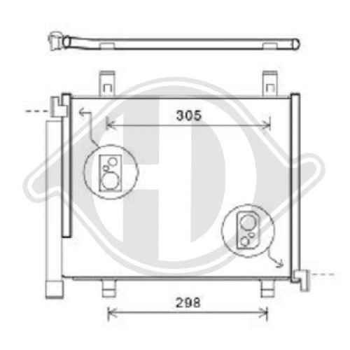 DIEDERICHS Condensor, airconditioning DIEDERICHS Climate