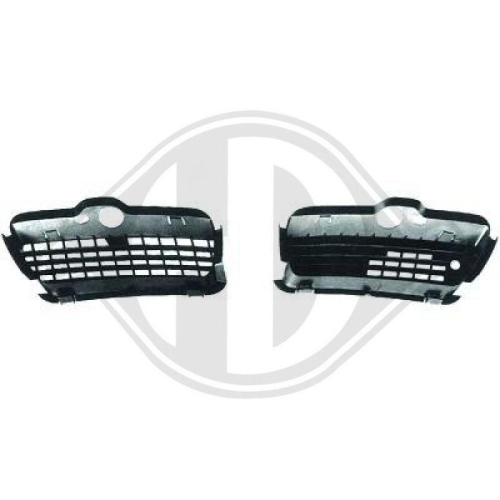 DIEDERICHS Grille de ventilation, pare-chocs Priority Parts