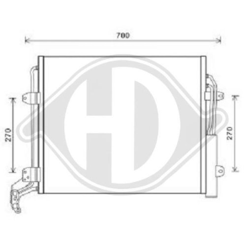 DIEDERICHS Condensor, airconditioning DIEDERICHS Climate