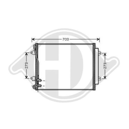 DIEDERICHS Condenser, air conditioning DIEDERICHS Climate