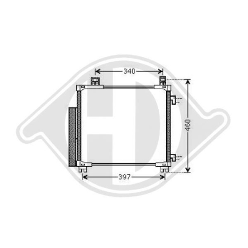 DIEDERICHS Condensor, airconditioning DIEDERICHS Climate