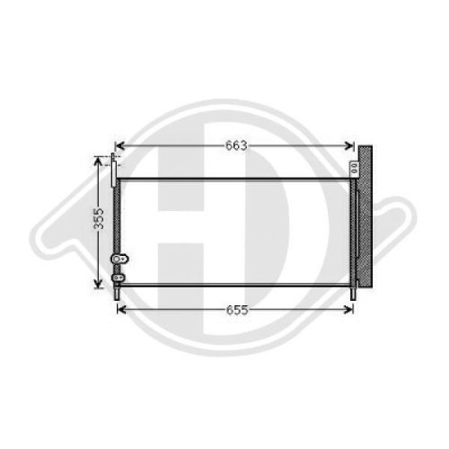 DIEDERICHS Condenser, air conditioning DIEDERICHS Climate