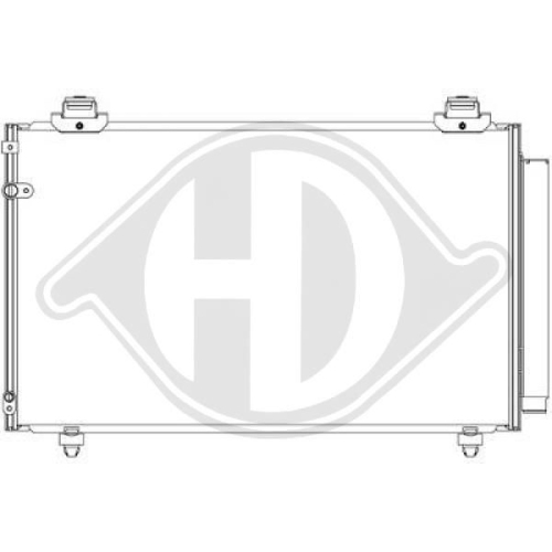 DIEDERICHS Condenser, air conditioning DIEDERICHS Climate