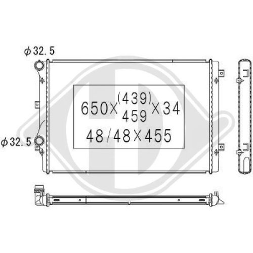 DIEDERICHS Radiator, engine cooling DIEDERICHS Climate