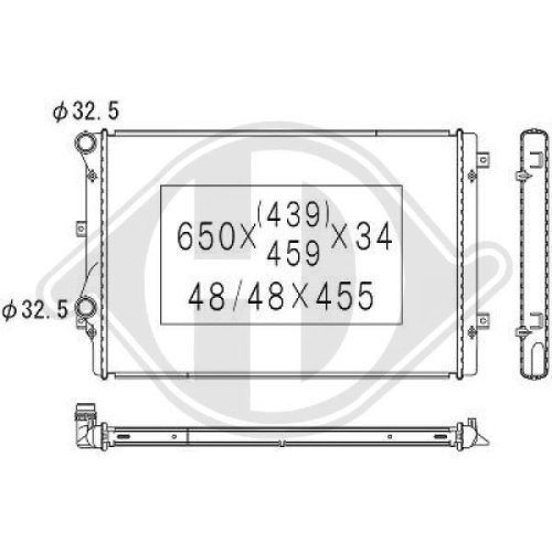 DIEDERICHS Радиатор, охлаждение двигателя DIEDERICHS Climate