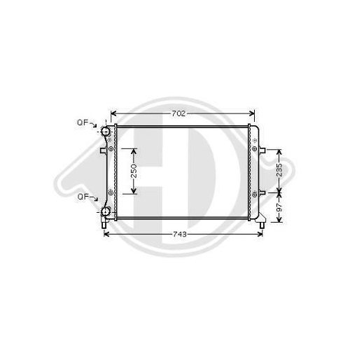 DIEDERICHS Radiator, engine cooling DIEDERICHS Climate