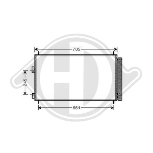 DIEDERICHS Condensor, airconditioning DIEDERICHS Climate