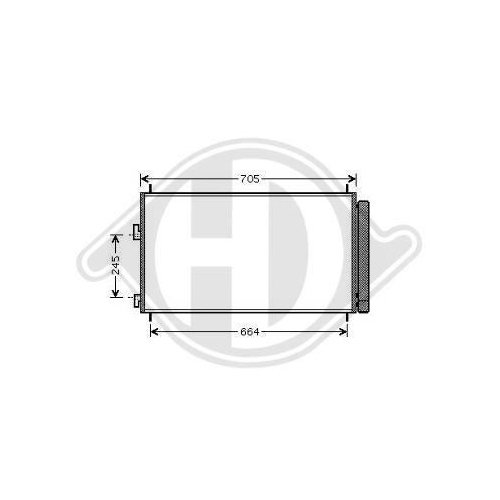 DIEDERICHS Condensor, airconditioning DIEDERICHS Climate